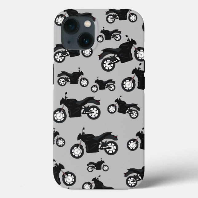 Funda De Case-Mate Para iPhone Patrón de motocicleta (Reverso )
