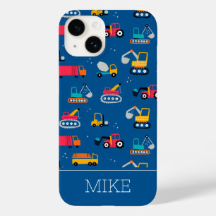 Funda Para iPhone 14 De Case-Mate Patrón de movers de la construcción de corte