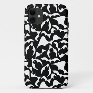 Funda Para iPhone 11 Patrón de murciélagos vampiros góticos