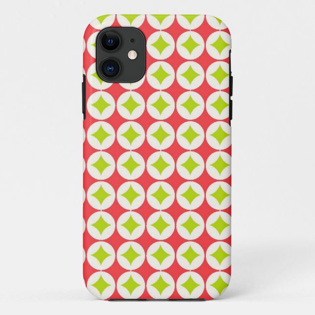 Funda De Case-Mate Para iPhone Patrón de navidades (Reverso)