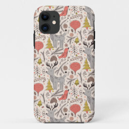 Funda Para iPhone 11 patrón de navidades