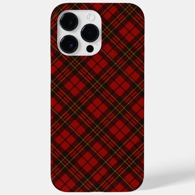Funda De Case-Mate Para iPhone Patrón de Navidades de invierno de platillos rojos (Reverso)