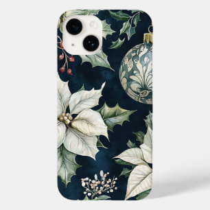 Funda Para iPhone 14 De Case-Mate Patrón de Navidades florales de Poinsettia (9)