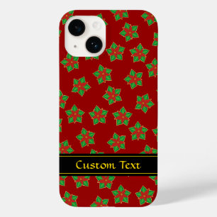 Funda Para iPhone 14 De Case-Mate Patrón de navidades Poinsettia