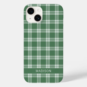 Funda Para iPhone 14 De Case-Mate Patrón de nombre personalizado / Tartán