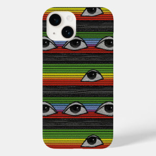 Funda Para iPhone 14 De Case-Mate Patrón de ojos psicodélicos