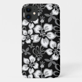 Funda Para iPhone 11 PATRÓN DE OLA DE JUNGla EN NEGRO