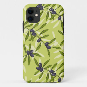 Funda Para iPhone 11 Patrón de olivo