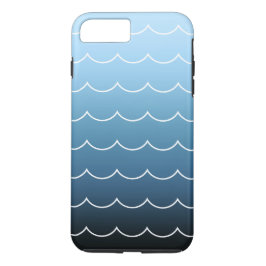 Funda Para iPhone 14 De Case-Mate Patrón de onda moderno Gradiente azul cálido