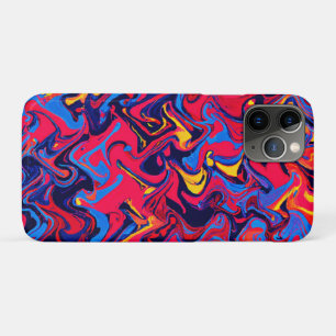 Funda Para iPhone 11 Pro Patrón de ondas aleatorias coloridas