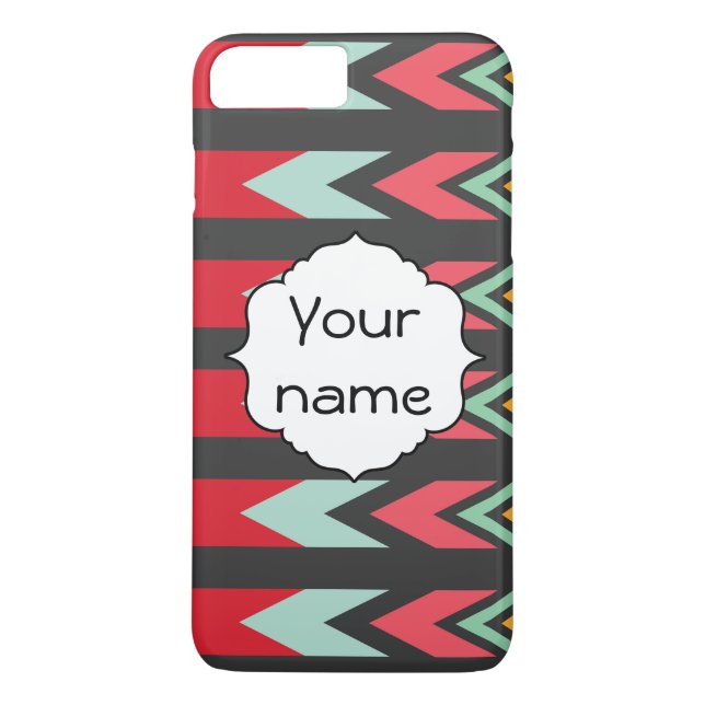 Funda De Case-Mate Para iPhone Patrón de ondas y otras formas (Reverso)