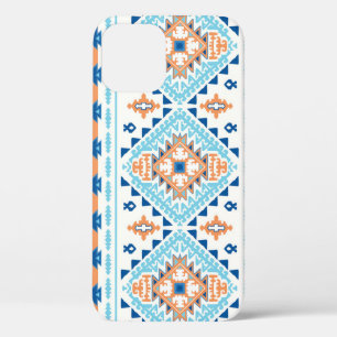 Funda Para iPhone 12 Patrón de ornamento de alfombras tribales indias