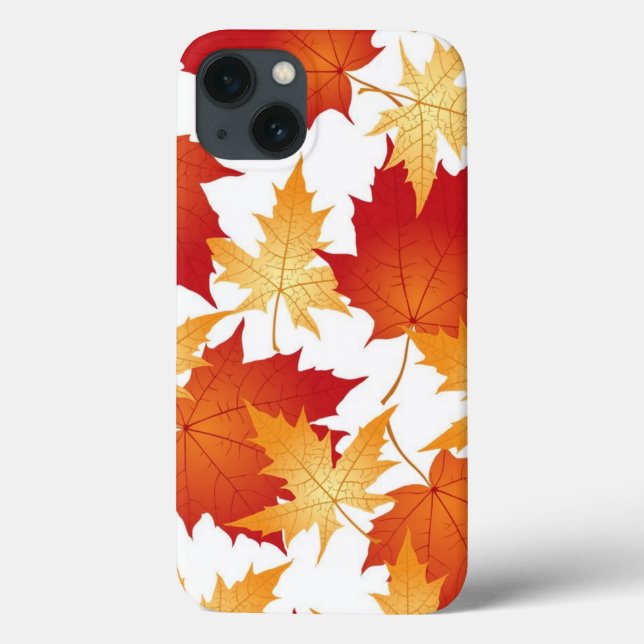 Funda De Case-Mate Para iPhone Patrón de otoño (Reverso)