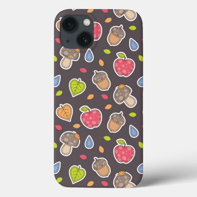 Funda De Case-Mate Para iPhone patrón de otoño (Reverso)
