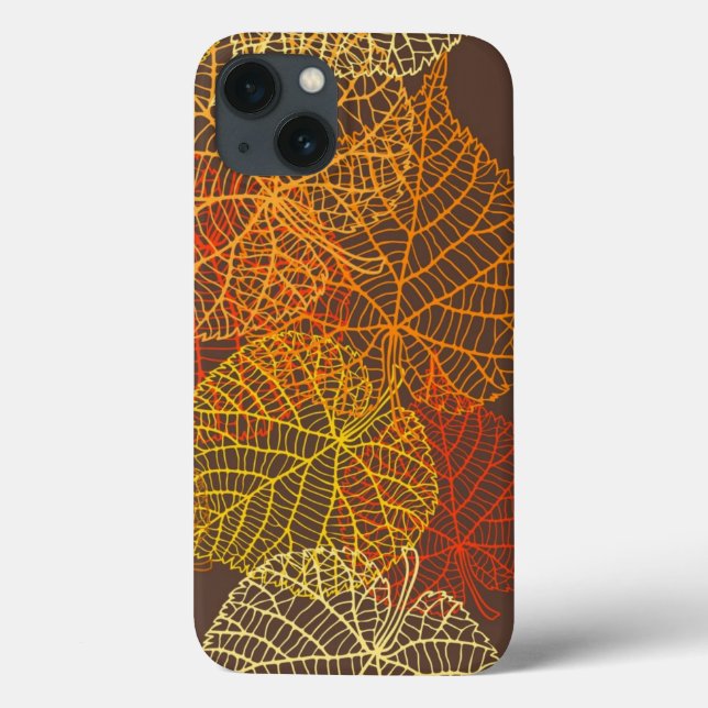 Funda De Case-Mate Para iPhone Patrón de otoño (Reverso)
