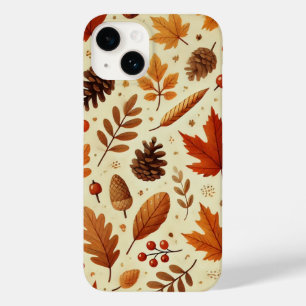 Funda Para iPhone 14 De Case-Mate Patrón de Otoño Elegante