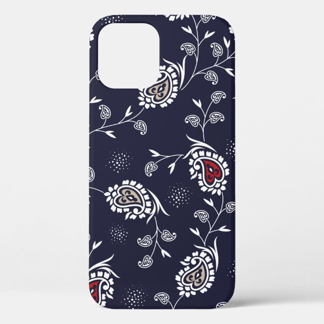 Funda De Case-Mate Para iPhone patrón de paisajes en la marina (Reverso )