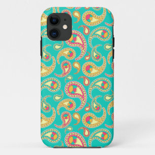 Funda Para iPhone 11 Patrón de paisley de época de color suave