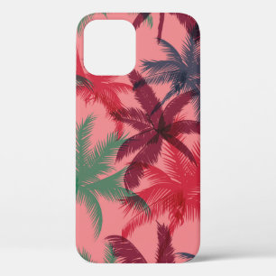 Funda Para iPhone 12 Patrón de palmeras sin soldadura