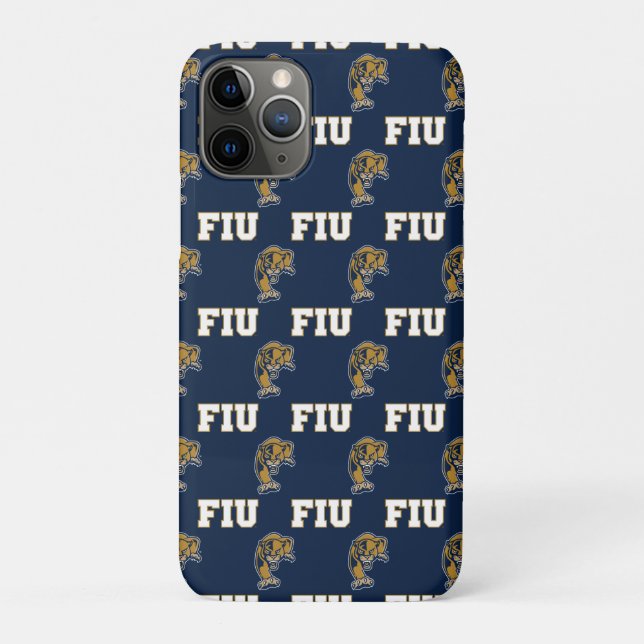 Funda De Case-Mate Para iPhone Patrón de paneles FIU (Reverso)