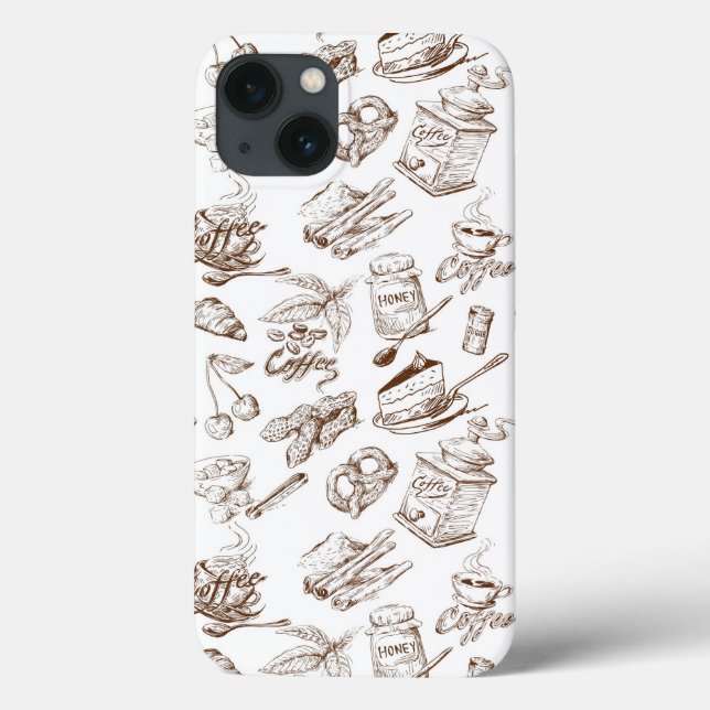 Funda De Case-Mate Para iPhone Patrón de papel (Reverso)