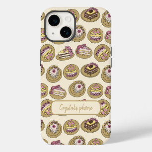 Funda Para iPhone 14 De Case-Mate Patrón de pastel personalizado