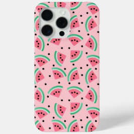 Funda Para iPhone 15 Pro Max Patrón de patrón de sandía divertida Vibes de vera