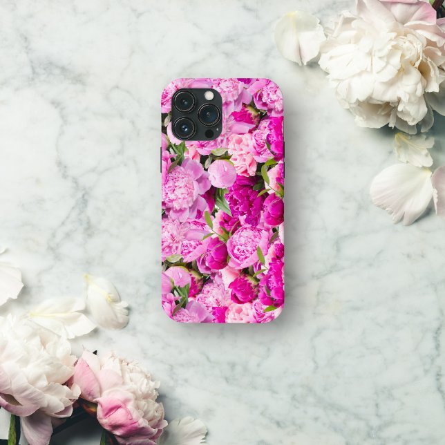 Funda De Case-Mate Para iPhone Patrón de Peonías Rosadas   (Subido por el creador)