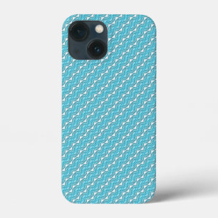 Funda Para iPhone 13 Mini Patrón de perlas azules