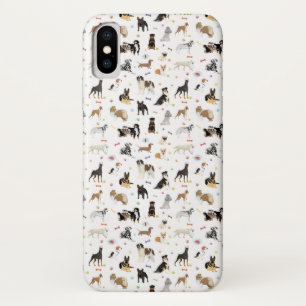 Funda Para iPhone X Patrón de perros varios