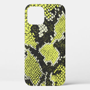 Funda Para iPhone 12 Patrón de piel animal de serpiente vintage sin foc