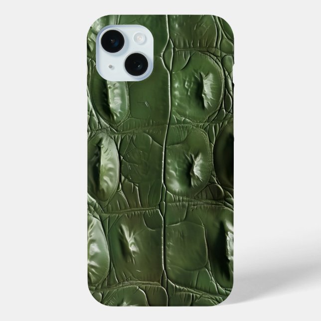 Funda De Case-Mate Para iPhone Patrón de piel de cocodrilo de vida silvestre (Reverso )