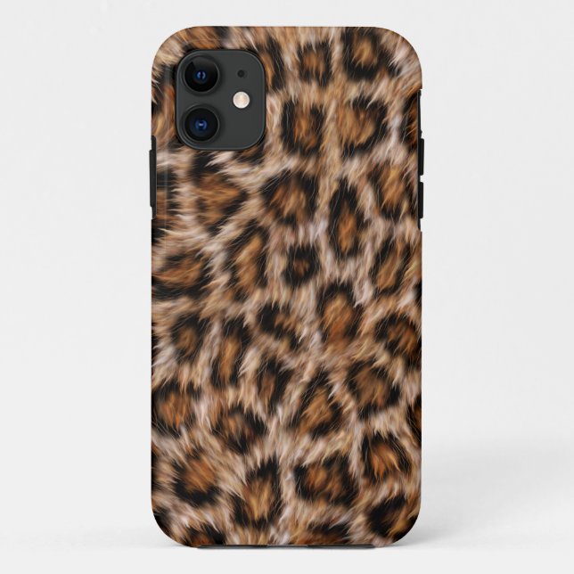 Funda De Case-Mate Para iPhone Patrón de piel de gato animal de leopardo Fur Jagu (Reverso)