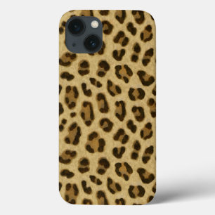 Funda Para iPhone 13 Patrón de piel de impresión de animales leopardos