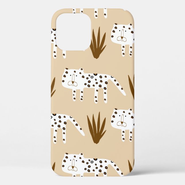 Funda De Case-Mate Para iPhone Patrón de piel de leopardo (Reverso )