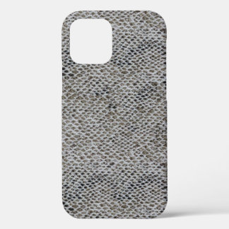 Funda Para iPhone 12 Patrón de piel de serpiente negro y marrón