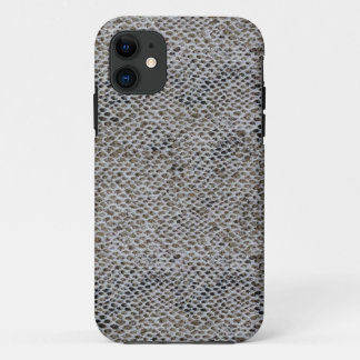 Funda Para iPhone 11 Patrón de piel de serpiente negro y marrón Funda-m