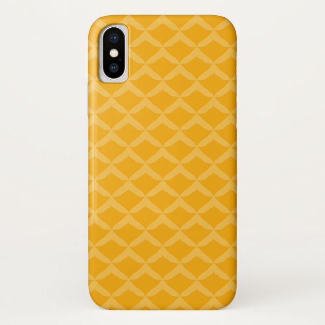 Funda De Case-Mate Para iPhone Patrón de piña... (Reverso)
