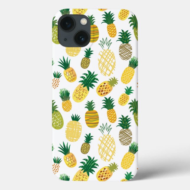 Funda De Case-Mate Para iPhone Patrón de piña de moda (Reverso)