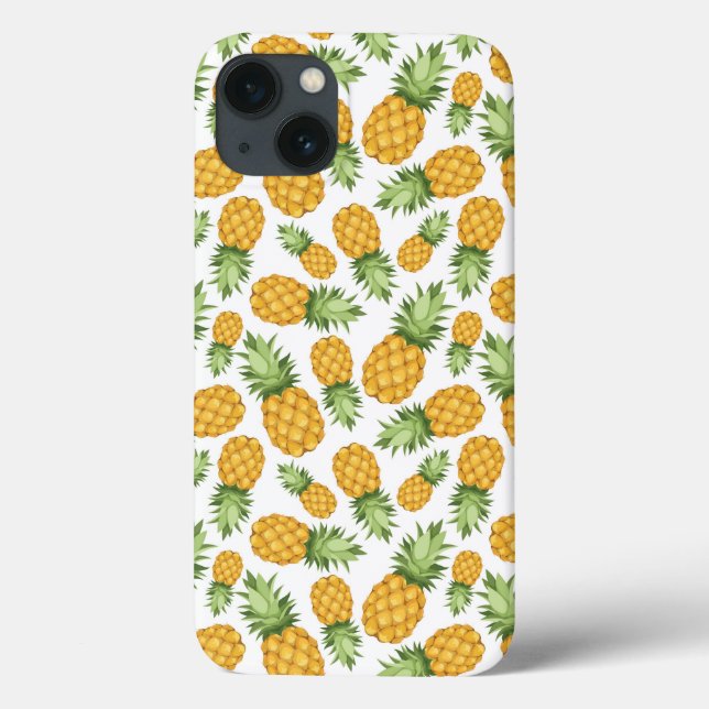 Funda De Case-Mate Para iPhone Patrón de piña personalizado (Reverso)