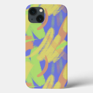 Funda Para iPhone 13 Patrón de pincel retro