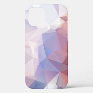 Funda Para iPhone 12 Patrón de pirámide suaves púrpura abstracta púrpur