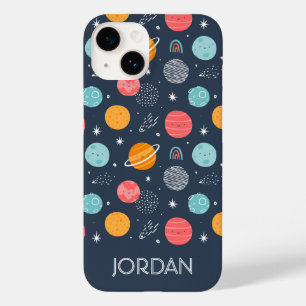 Funda Para iPhone 14 De Case-Mate Patrón de planeta sonriente