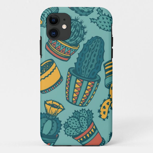 Funda De Case-Mate Para iPhone Patrón de planta (Reverso)