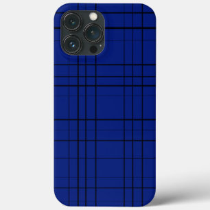 Funda Para iPhone 13 Pro Max Patrón de platillos azules