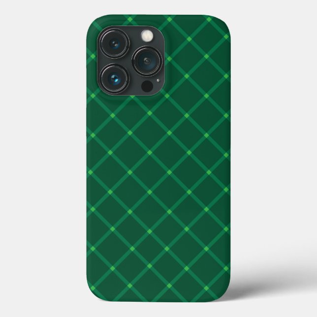 Funda De Case-Mate Para iPhone Patrón de platillos verdes (Reverso )