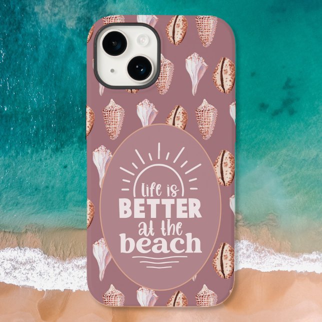 Funda De Case-Mate Para iPhone Patrón de playa de agua marina (Subido por el creador)