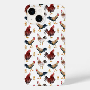 Funda Para iPhone 14 De Case-Mate Patrón de pollo ruso