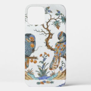 Funda Para iPhone 12 Pro Patrón de porcelana de ave chinoiserie antigua