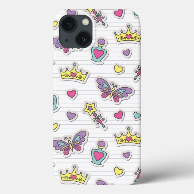 Funda De Case-Mate Para iPhone patrón de princesa de ballet (Reverso)